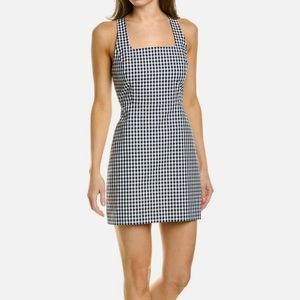 Gingham mini dress
